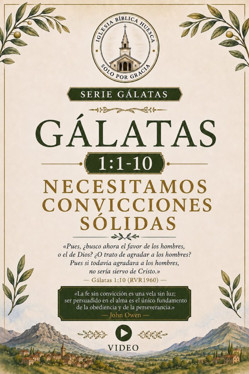 Necesitamos convicciones sólidas